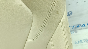 Обшивка водительского сиденья верхняя BMW 5 G30 17-20 кожа бежевая canberra beige, Sport, вмятины, под чистку