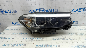 Фара передняя правая в сборе BMW 5 G30 17-20 LED Corona Rings S524A с креплением