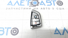 Ключ BMW 5 G30 17-23 smart, 4 кнопки, светлое жало, царапины, тычки