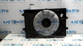 Диффузор кожух радиатора голый Hyundai Elantra 21-26 2.0 с бачком без крышки