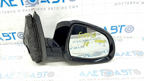 Зеркало боковое правое в сборе BMW X7 G07 19-22 9 пинов, поворотник, подогрев, память, BSM, камера, Shadow-Line, белое, потерта, царапины