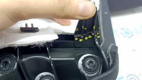 Обшивка арки задняя левая верхняя BMW X7 G07 19-22 Schwarz, вставка под дерево с молдингом, примято, царапины, надлом крепления, примято крепление