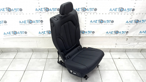 Сидение 2 ряда правое BMW X7 G07 19-22 с airbag, электрическое, подогрев под 7 мест, кожа, Schwarz, примято, царапины