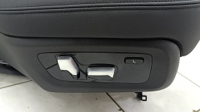 Сидение 2 ряда правое BMW X7 G07 19-22 с airbag, электрическое, подогрев под 7 мест, кожа, Schwarz, примято, царапины