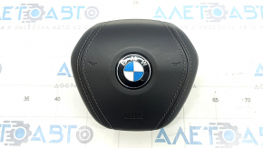 Подушка безопасности airbag в руль водительская BMW X7 G07 19-26 черная, царапины