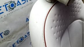 Водительское сидение Hyundai Ioniq 5 22-26 с airbag, электрическое, подогрев, комбинированная кожа серая с перфорацией и коричневыми вставками, под чистку