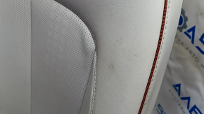Пассажирское сидение Hyundai Ioniq 5 22-26 с airbag, механическое, подогрев, комбинированная кожа серая с перфорацией коричневыми вставками, под химчистку