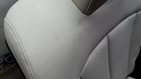 Задний ряд сидений 2 ряд правый Hyundai Ioniq 5 22-26 кожа серая с перфорацией, цельный подголовник, под чистку