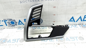 Накладка передней панели левая BMW X7 G07 19-22 black wood/bronze, с подсветкой, сломано крепление, надломаны крепления, царапины