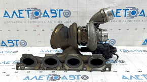 Турбина в сборе с коллектором BMW 5 G30 17-20 2.0T, 530e hybrid, 61к, сгоревшая