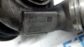 Турбина в сборе с коллектором BMW 5 G30 17-20 2.0T, 530e hybrid, 61к, сгоревшая