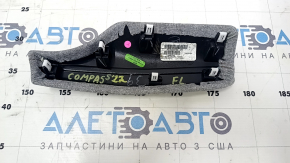 Накладка передней панели левая верхняя Jeep Compass 22-26 ткань серая, под чистку