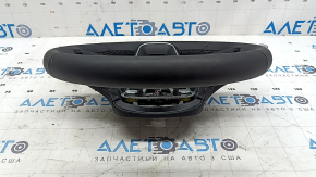 Руль голый Jeep Compass 23-26 кожа, черный, с подогревом, с накладками, царапины