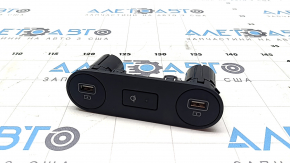 USB Hub Hyundai Ioniq 5 22-26 в сборе с накладкой, с датчиком