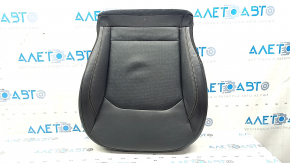 Обшивка водительского сидения нижняя Jeep Compass 23 кожа черная с перфорацией и коричневой строчкой, с подогревом, вмятины, под чистку