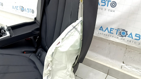 Сидение 2 ряда левое BMW X7 G07 19-22 без airbag, электрическое, подогрев, под 7 мест, кожа, Schwarz, с ремнем безопасности, стрельнувшее, примято