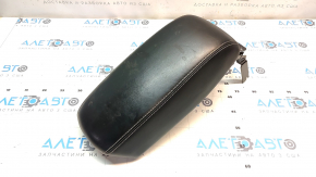 Подлокотник Jeep Cherokee KL 14-18 кожа, черный, белая строчка, тычка, потерт