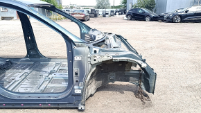Sfert dreapta față Hyundai Ioniq 5 22-24 AWD pe caroserie, verde M9U
