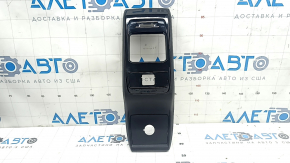 Ornamente consolă centrală spate Jeep Compass 17-21 negru, fără deflector, zgârieturi