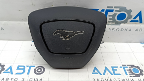 Подушка безопасности airbag в руль водительская Ford Mustang Mach-E 21-26 черная с черной эмблемой