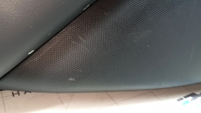 Ornamente ușă spate stânga Ford Mustang Mach-E 21-23 negru, inserție piele gri, cotiera piele neagră, Bang and Olufsen, cu mâner, zgârieturi