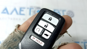 Cheie Smart Honda CRV 17-22 cu 5 butoane, șofer 1, cu vârf, zgârieturi, strat de protecție decojit