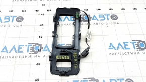 Накладка на шифтер КПП Ford Escape MK3 17-19 черная, царапины