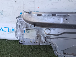 Задняя панель Audi A4 B9 17-20 2 части, высверлено, серебро