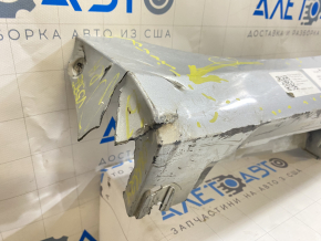 Порог правый Toyota Camry v55 15-17 usa серебро замят сзади, затертый, порван