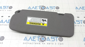 Козырек правый Honda CRV 17-19 серый, с подсветкой, без крючка