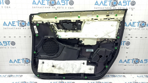 Ornamente ușă față stânga Honda CRV 17-22 negru, cotiera piele gri, inserție piele gri, ornament sub braț, sub memoria scaunelor, cu mâner, uzat, pentru curățat