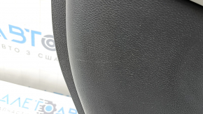 Ornamente ușă față stânga Honda CRV 17-22 negru, cotiera piele gri, inserție piele gri, ornament sub braț, sub memoria scaunelor, cu mâner, uzat, pentru curățat