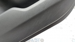 Ornamente ușă față stânga Honda CRV 17-22 negru, cotiera piele gri, inserție piele gri, ornament sub braț, sub memoria scaunelor, cu mâner, uzat, pentru curățat