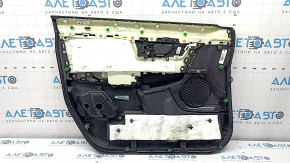 Ornamente ușă față dreapta Honda CRV 17-22 negru, cotiera piele gri, inserție piele gri, ornament sub braț, pentru curățare chimică, zgârieturi