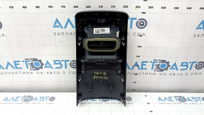 Ornamente console centrale spate Honda CRV 17-22 negru, cu conductă de aer, zgârieturi
