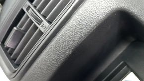 Ornamente console centrale spate Honda CRV 17-22 negru, cu conductă de aer, zgârieturi