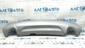 Ornamente inferioare bară spate Ford Escape MK3 17-19 rest 2 țevi, zgârieturi