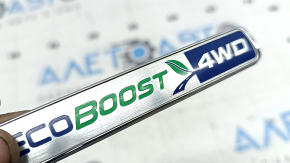 Эмблема надпись ECOBOOST 4wd двери багажника Ford Escape MK3 13-19