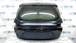 Ușă portbagaj fără geamuri Infiniti QX50 19-25 albastru BW5, cu mulaj, adâncitură