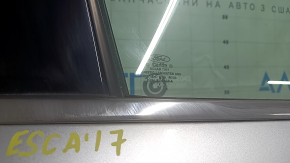 Дверь в сборе передняя правая Ford Escape MK3 13-19 серебро UX, маркировка на стекле, тычки