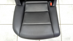 Заднее сидение правое Infiniti QX50 19-21 с Airbag, кожа черная, серая строчка, примято, царапины на накладке