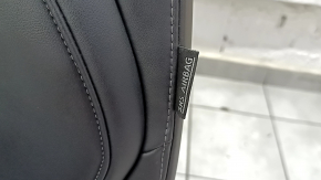 Заднее сидение левое Infiniti QX50 19-21 с Airbag, кожа черная, серая строчка, царапины