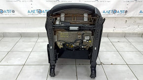 Водительское сидение Infiniti QX50 19-21 с airbag, электро, подогрев, кожа черная, серая строчка, ржавое снизу