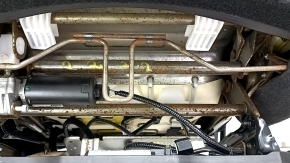 Пассажирское сидение Infiniti QX50 19-21 с airbag, электро, подогрев, кожа черная, серая строчка, ржавое снизу