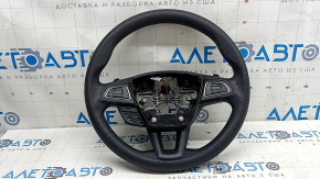 Руль голый Ford Escape MK3 17-19 рест, резина, черный