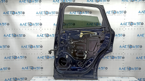 Дверь в сборе задняя правая Infiniti QX50 19-25 тонировка, синий BW5, вмятины