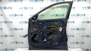 Дверь в сборе передняя правая Infiniti QX50 19-25 keyless. триплекс, синий BW5, вмятины, тычки