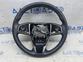 Volan fără mâner Honda CRV 17-19 din piele neagră, cu capac spate, zgârieturi