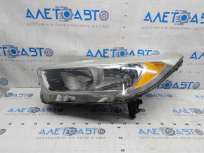 Far stânga față complet Ford Escape MK3 17-19, rest halogen+led, structură luminoasă, lacul s-a desprins
