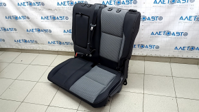 Scaune spate, rândul 2, stânga, Ford Escape MK3 17-19, negru-gri, cu curea, rugină, îndoită, pentru curățare chimică